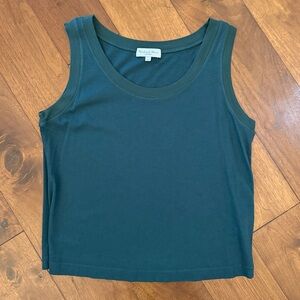Michael Stars Dark Teal Green Tank Top